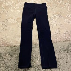 Athleta elation straight leg pant in navy